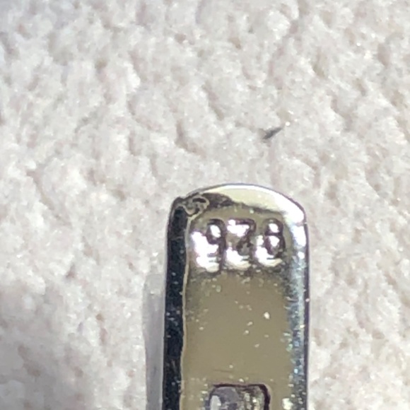 BRACELET WITH SEMI PRECIOUS STONES AND CRYSTALS, SET IN 925 SILVER, NWOT - Picture 7 of 7